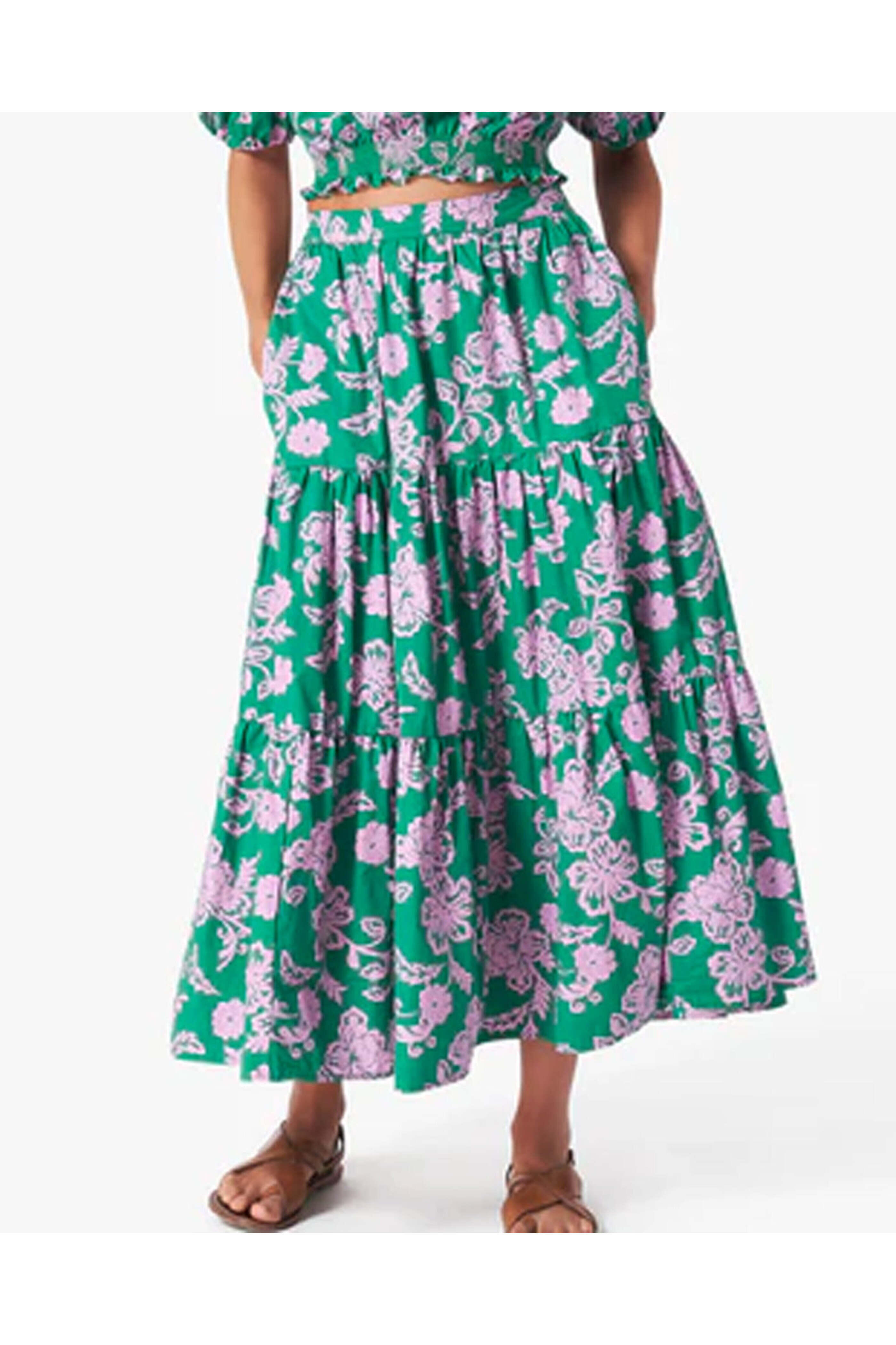 Xirena - Caprisyn Green Angeline Skirt