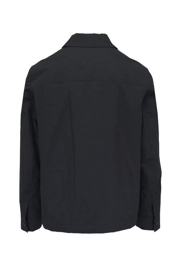 Vince Coastal Blue Cotton Jacket - view 4