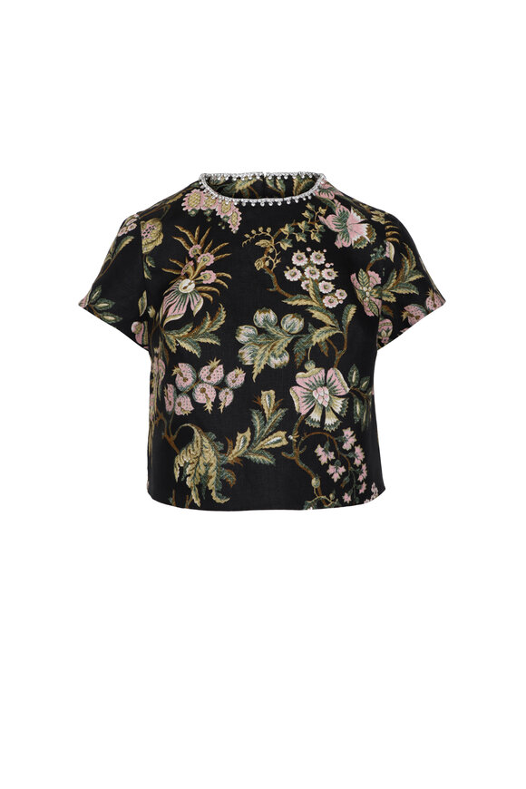 Cara Cara Hudson Clover Black Top