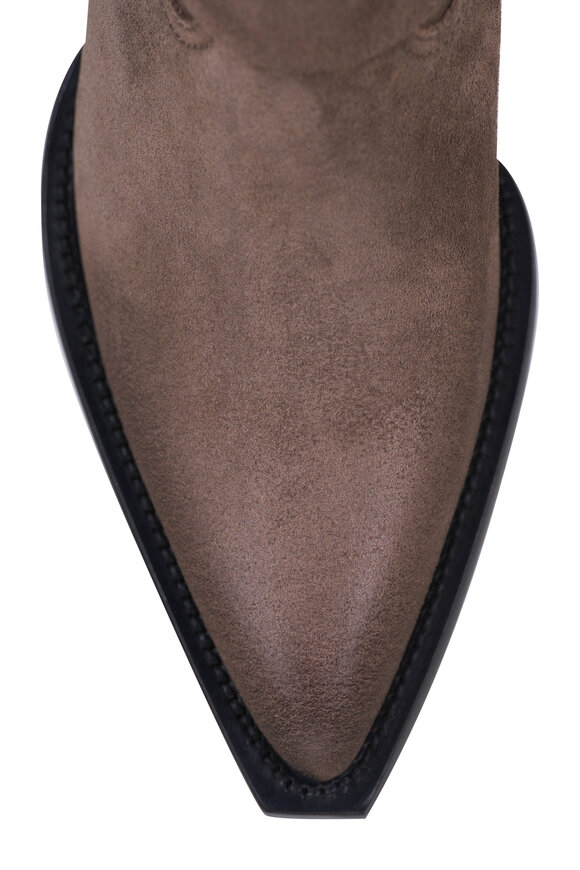 Golden Goose Debbie Taupe Suede Ankle Boot, 45mm - view 5