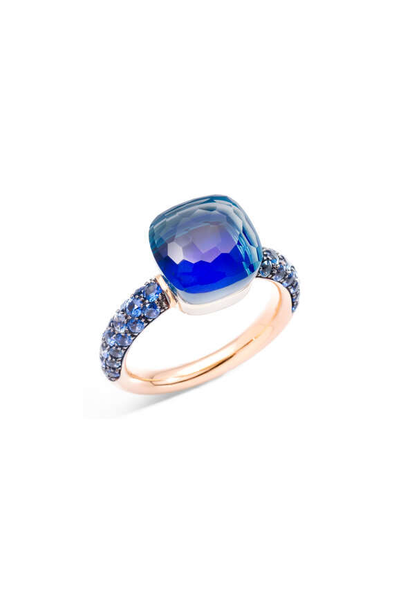 Pomellato - Nudo London Blue Topaz Lapis & Sapphire Ring