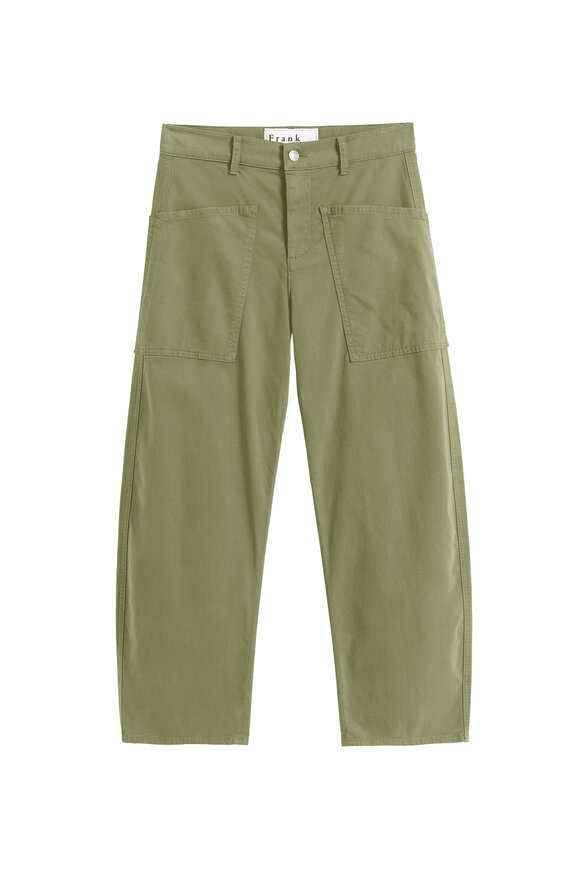 Frank & Eileen Bray Everyday Olive Twill Barrel Pant - view 1