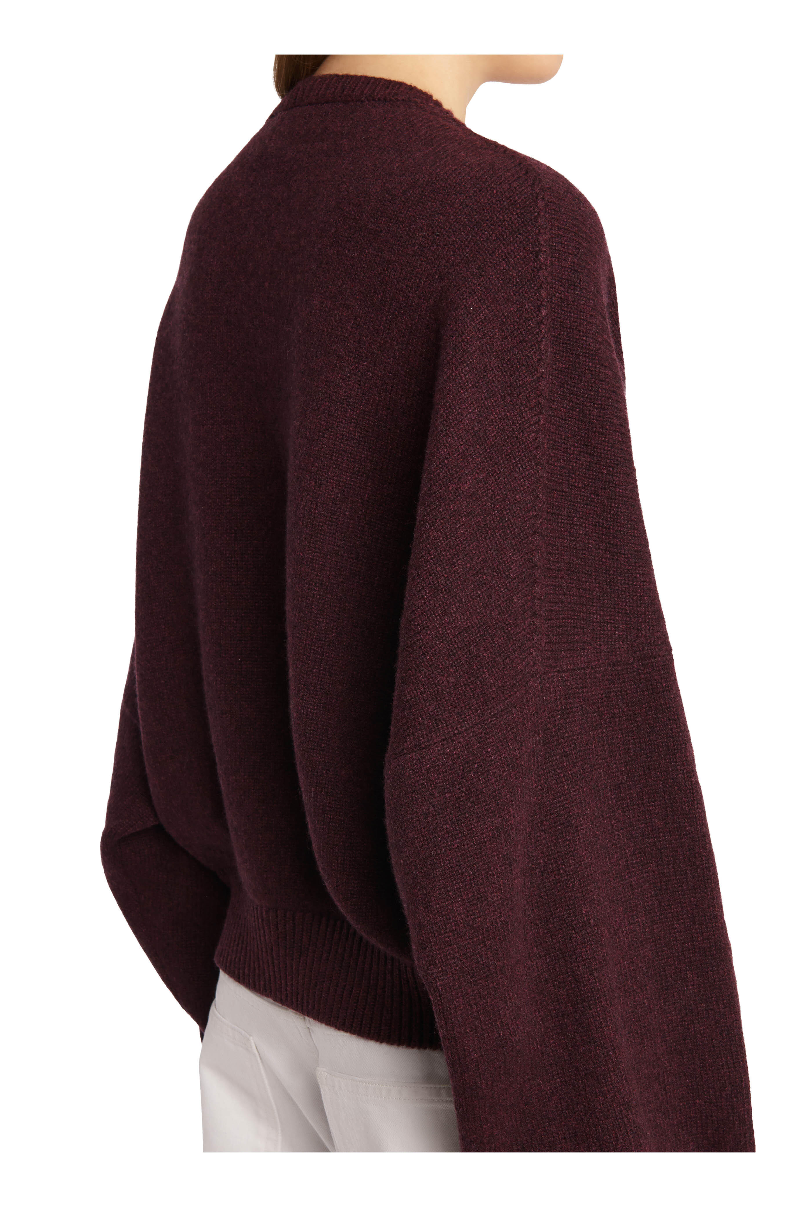Khaite - Wolfe Plum Dense Cashmere Sweater