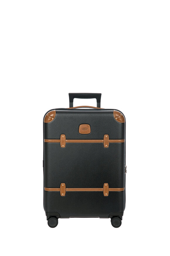 Brics Bellagio 3.0 Spinner Carry On in Black & Tan