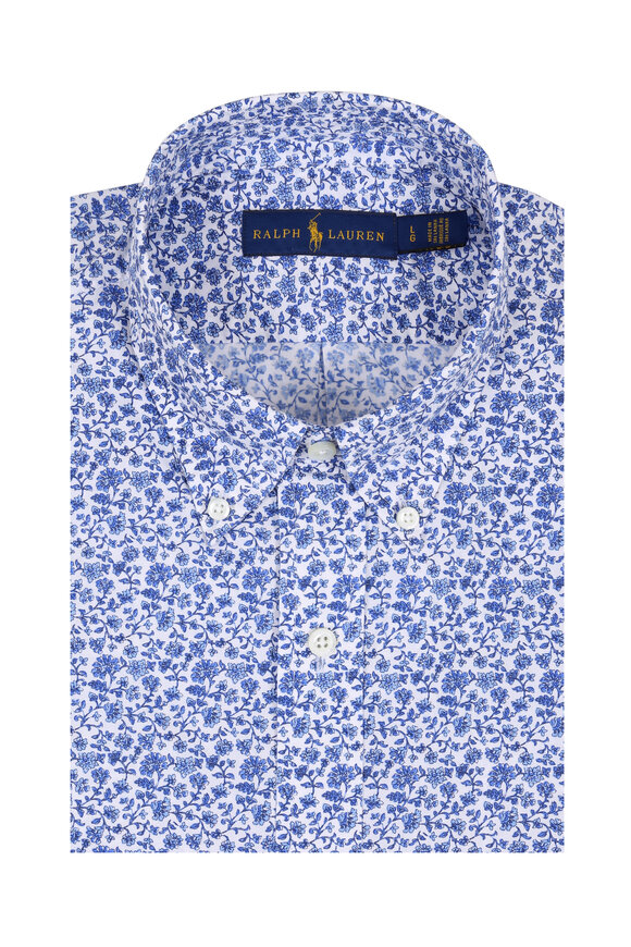 Polo Ralph Lauren - Royal Blue Floral Sport Shirt