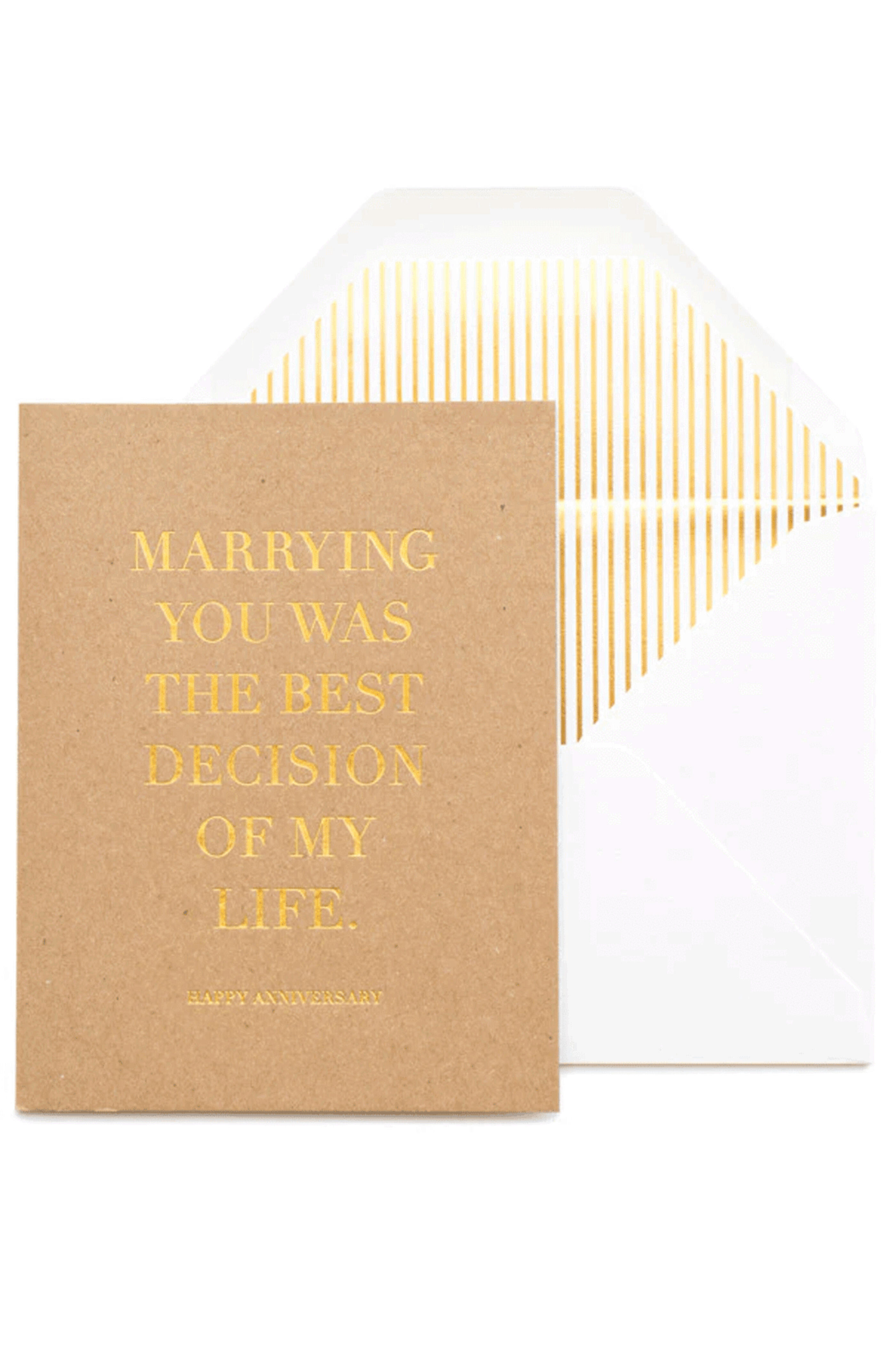 Sugar Paper - Best Decision Anniversary Card