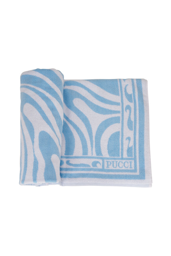 Pucci - Marmo-Jacquard Cotton Beach Towel 