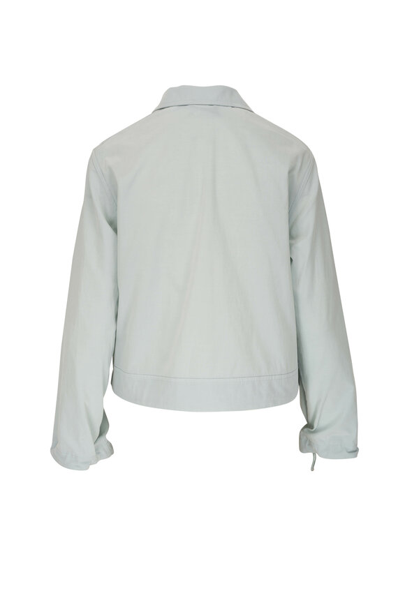 Akris - Elizah Bleach Blue Tech Zip Jacket