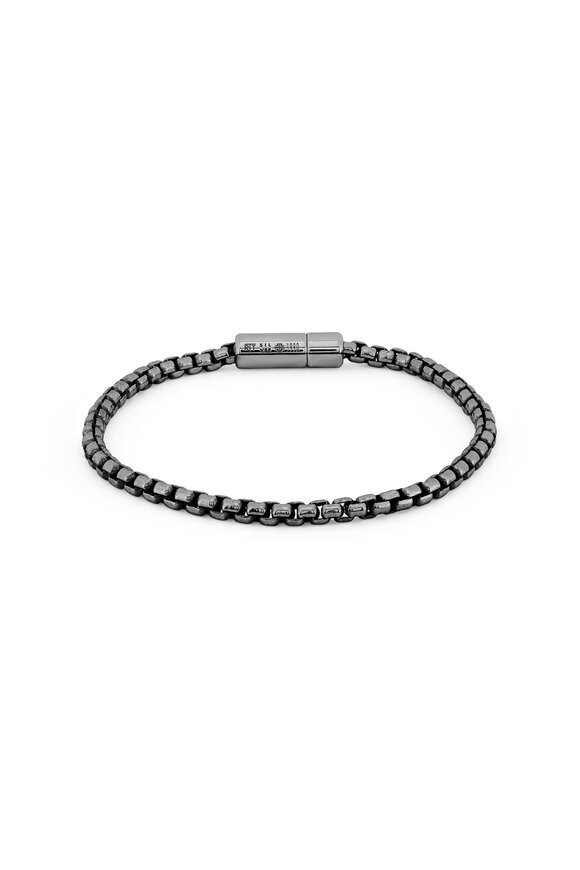 Tateossian - Black Plated Bracelet