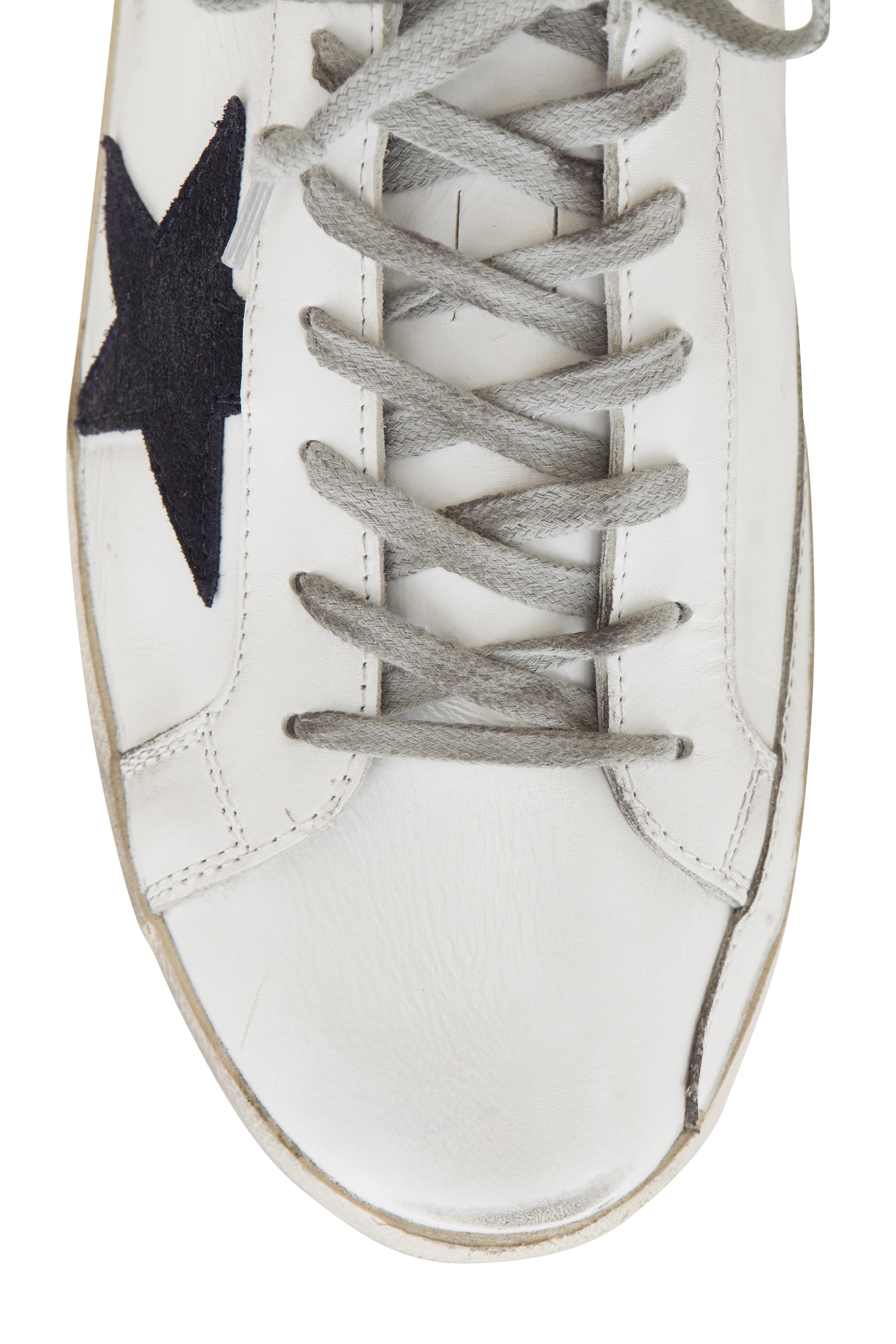 Golden Goose - Super-Star White Leather Low-Top Sneaker