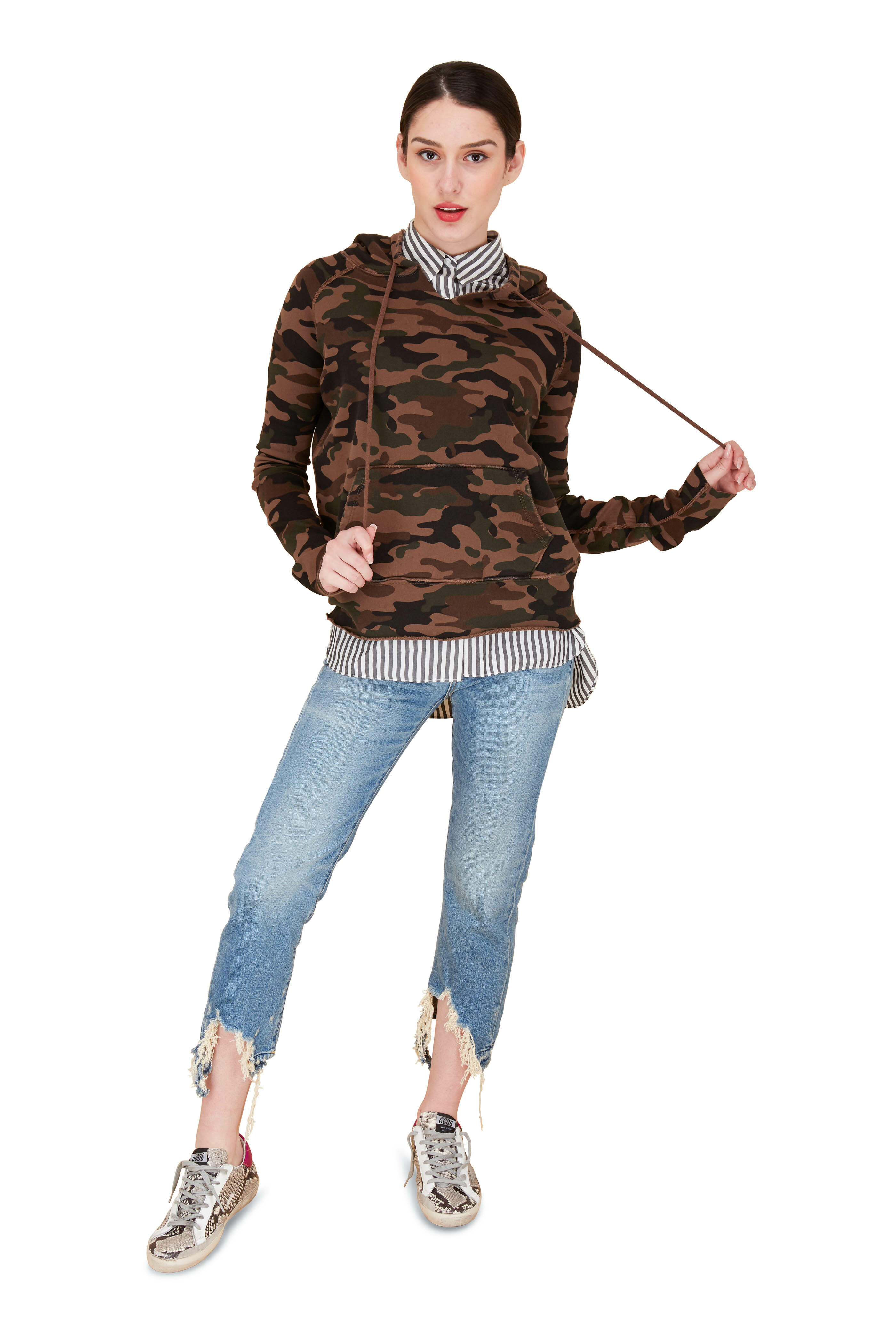 Nili Lotan - Noa Washed Black Striped Cotton Shirt