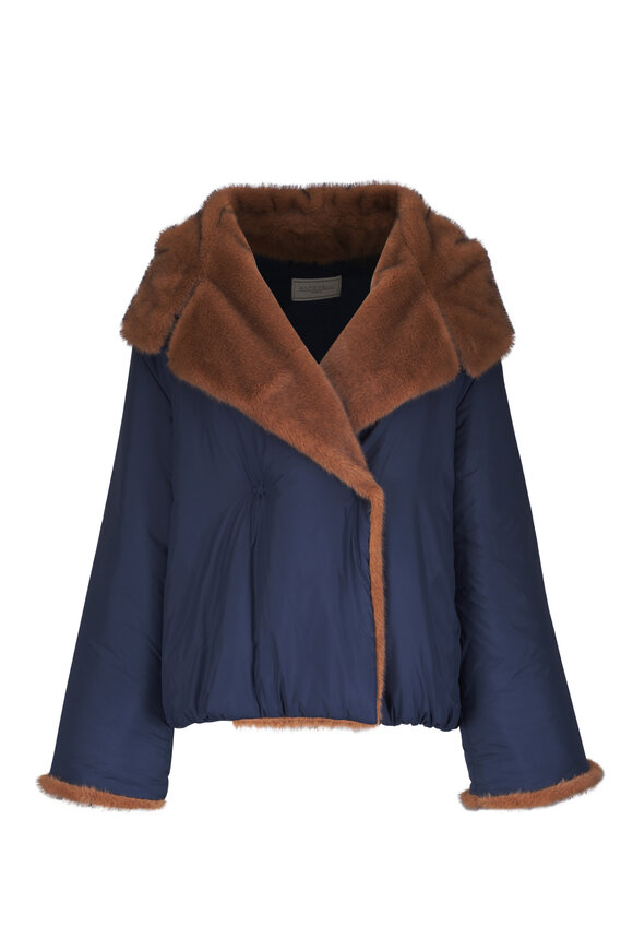 Antonelli Gin Faux Trim Nylon Jacket