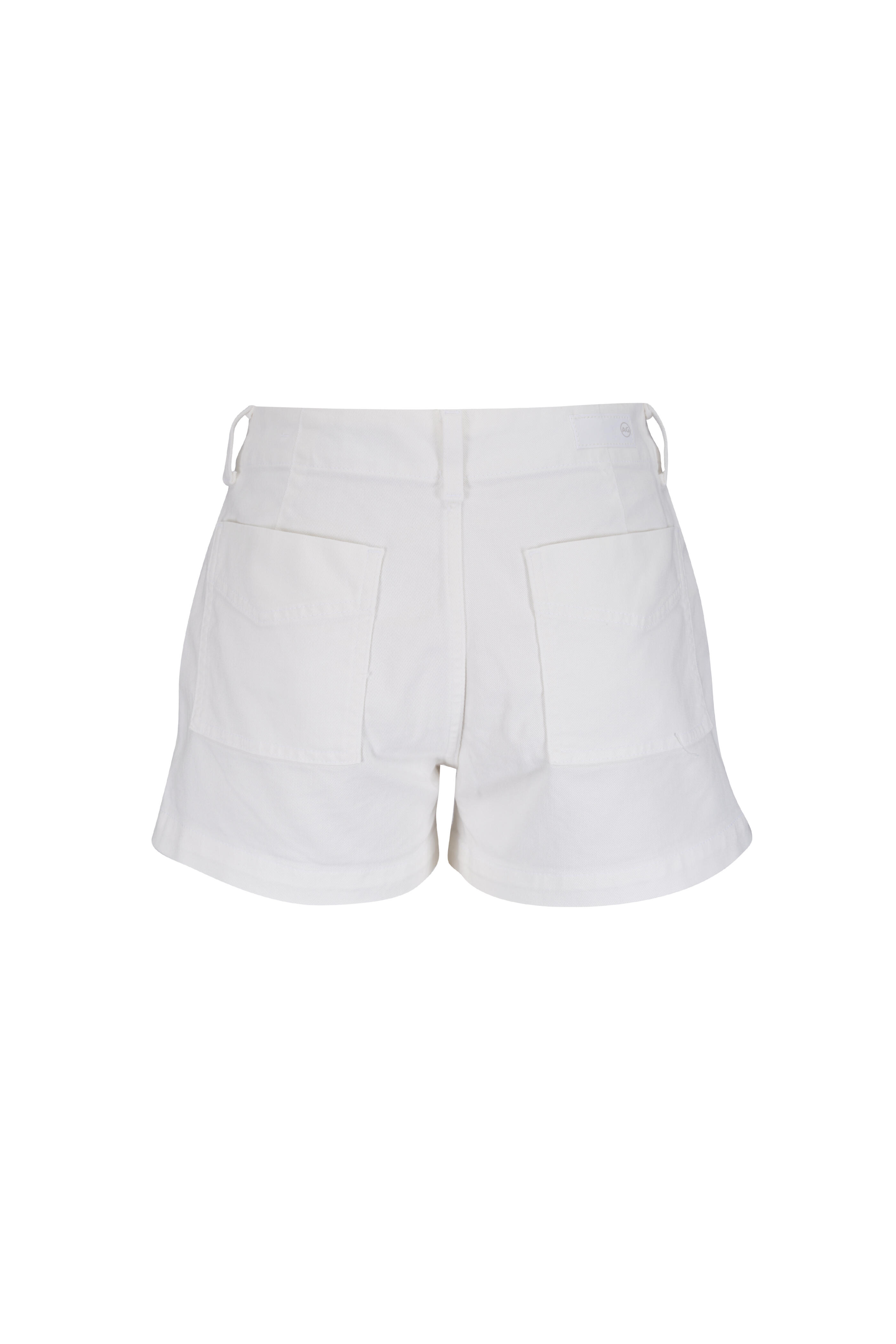 AG - Analeigh White Utility Shorts