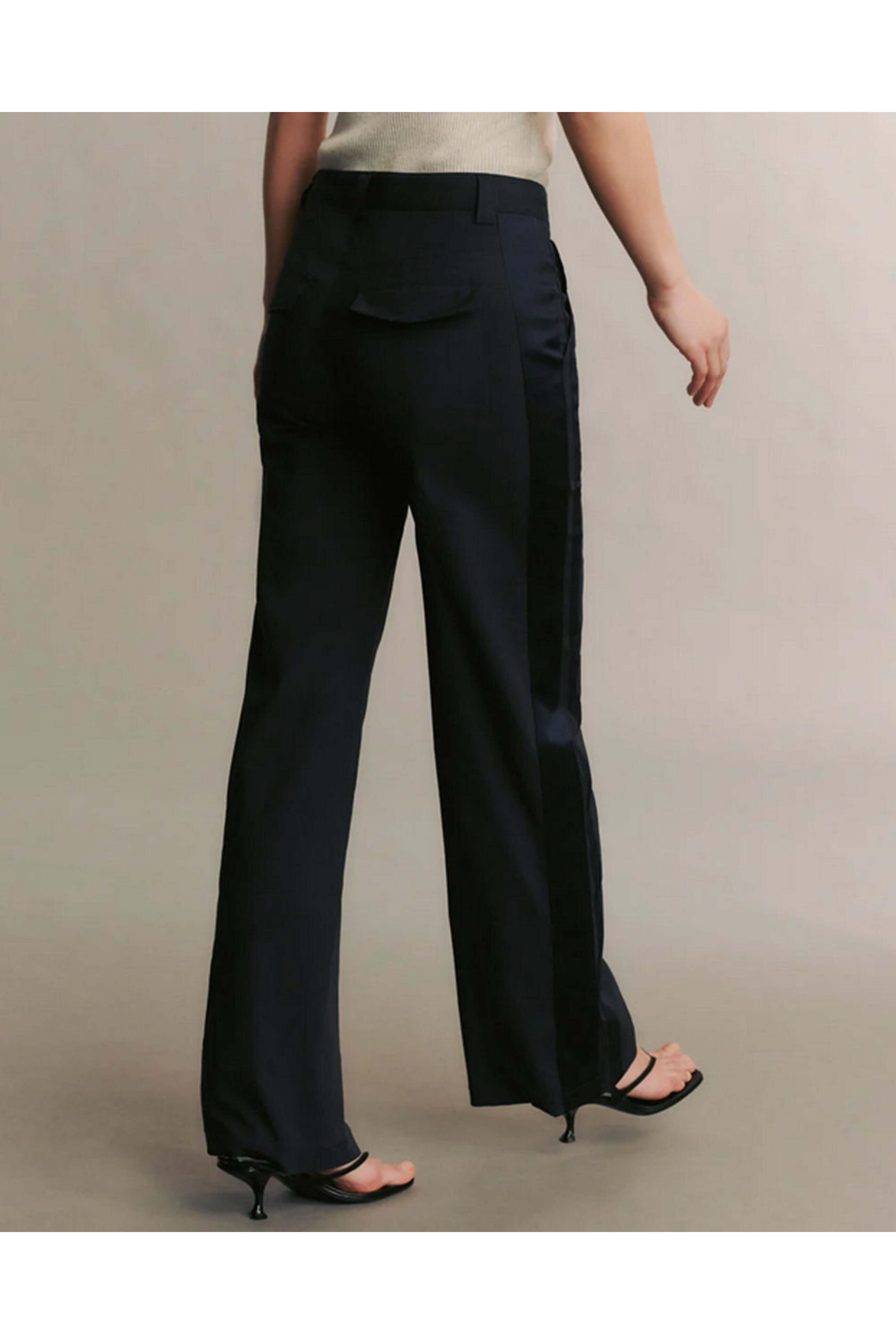 w double polyester pants サイズ1 W005 ovy W double polyester pants OVY アクションスラックス - メルカリ