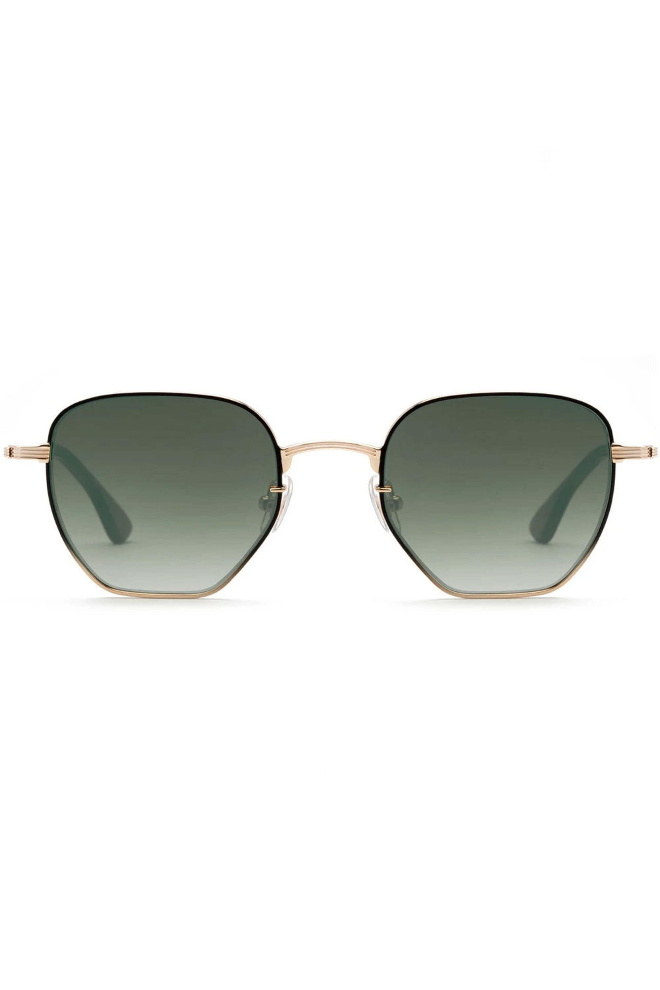 Krewe - Faded Mirror Troy Sunglasses in Matte Black