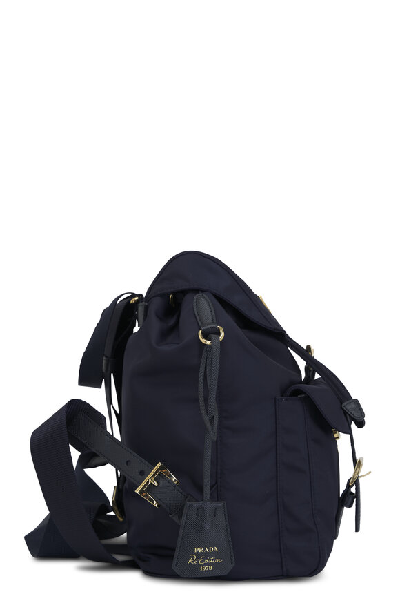 Prada - Re-Edition 1978 Small Re-Nylon Navy Backpack