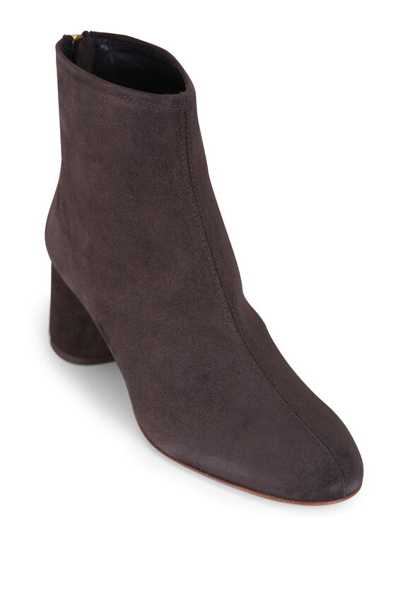 AGL Olga Dark Brown Suede Bootie, 55mm - view 1