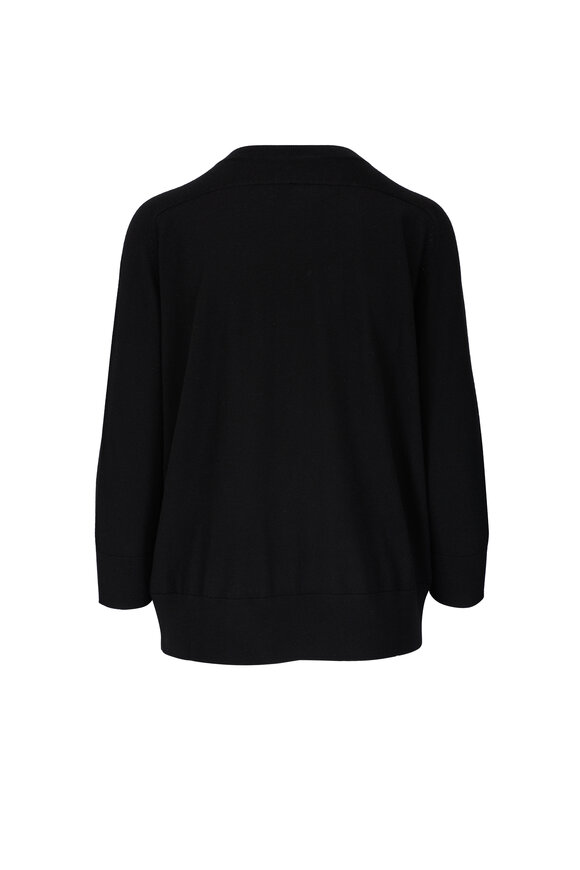 Loro Piana Black Crewneck Sweater - view 2
