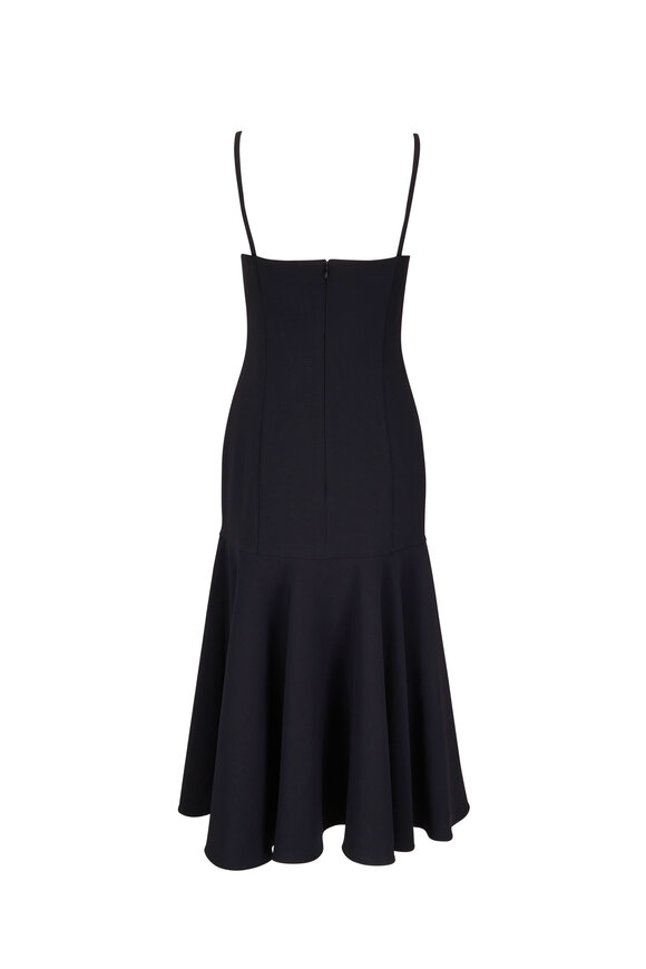 Carolina Herrera - Black Spaghetti Strap A Line Dress