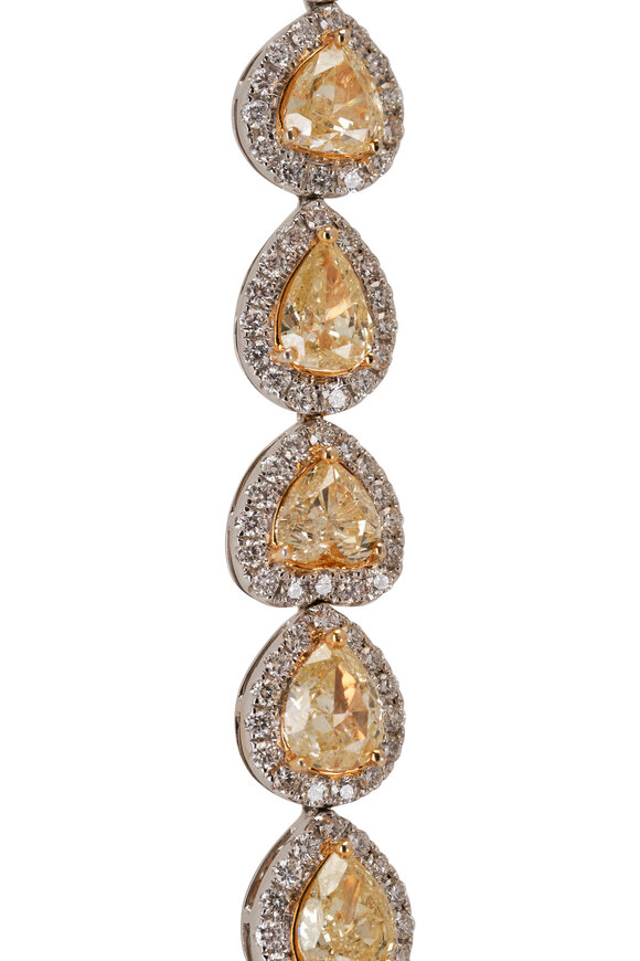 Cairo - Fancy Yellow & White Diamond Bracelet