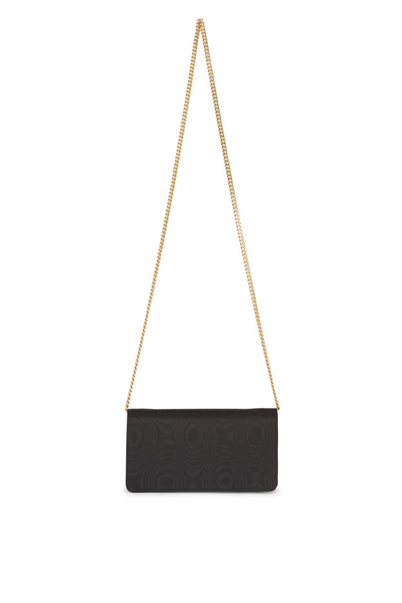 Valentino Garavani VLogo Signature Crystal Nero Chain Wallet - view 3