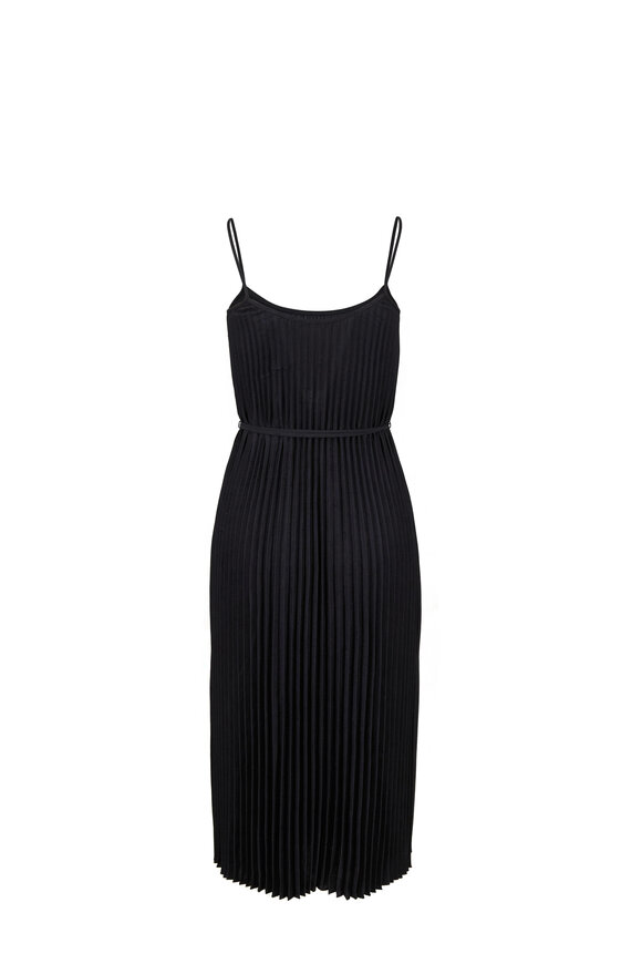 Vince - Black Pleated Cami Dress