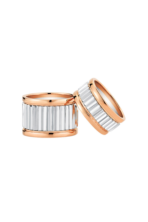 Walters Faith - Clive 18K Rose Gold & Sterling Silver Band Ring