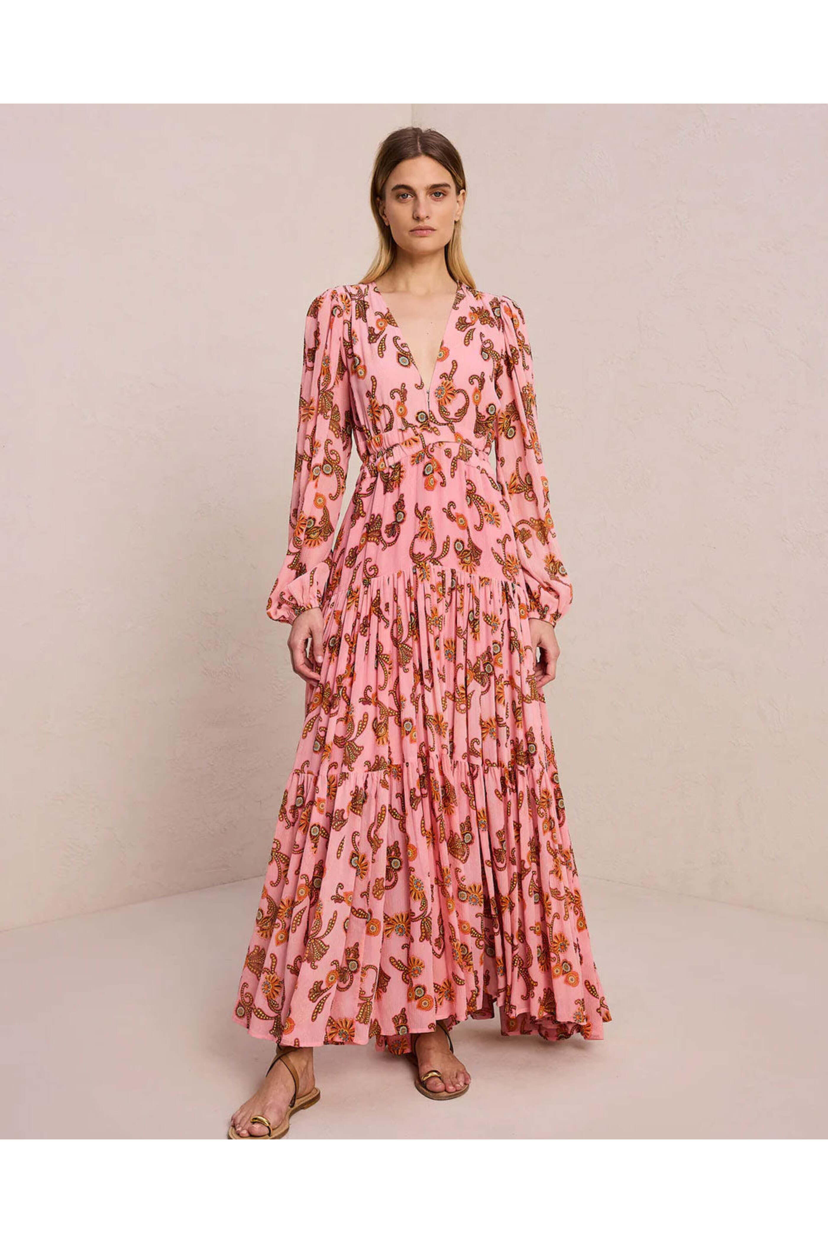 A.L.C. - Annie Silk Maxi Dress