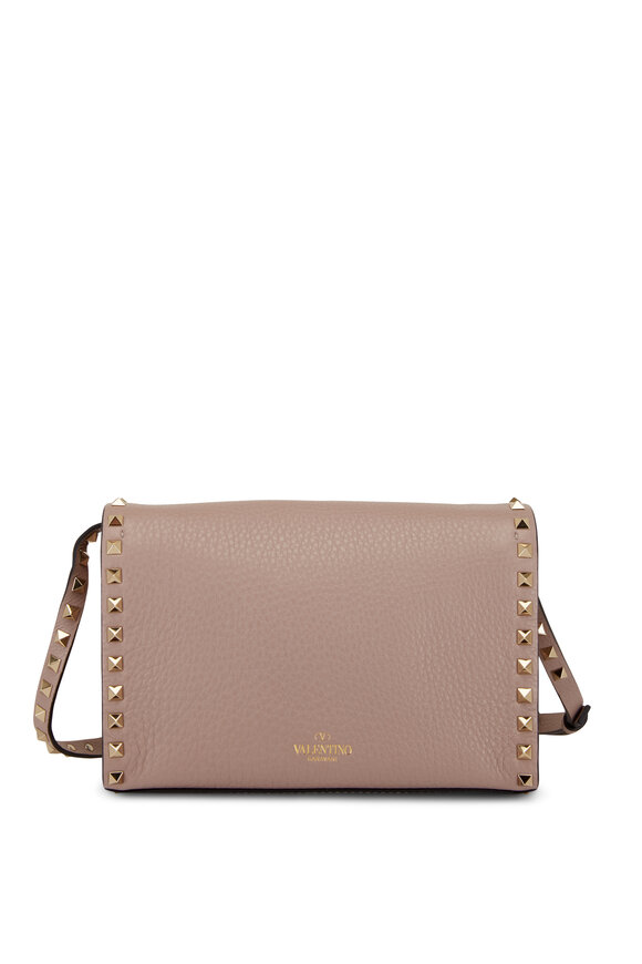 Valentino Garavani - Poudre Rockstud Small Shoulder Bag 