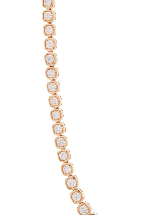 Kai Linz - Yellow Gold Full Cut Diamond Necklace