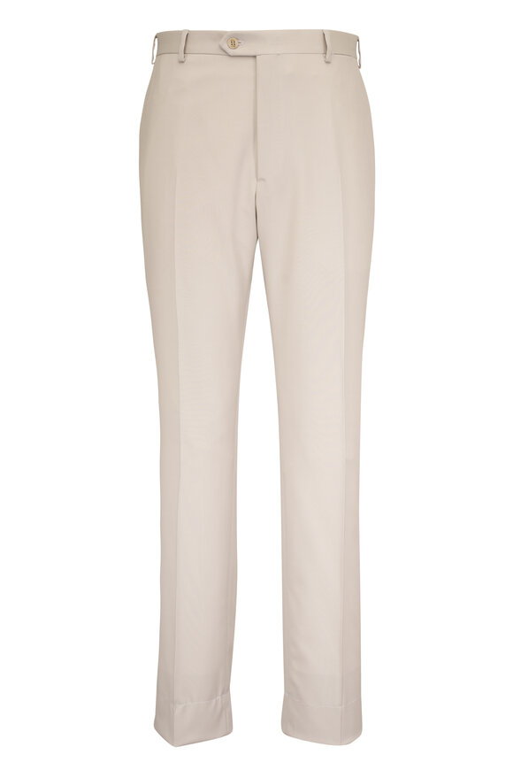 Brioni Stone Wool Dress Pant - view 1