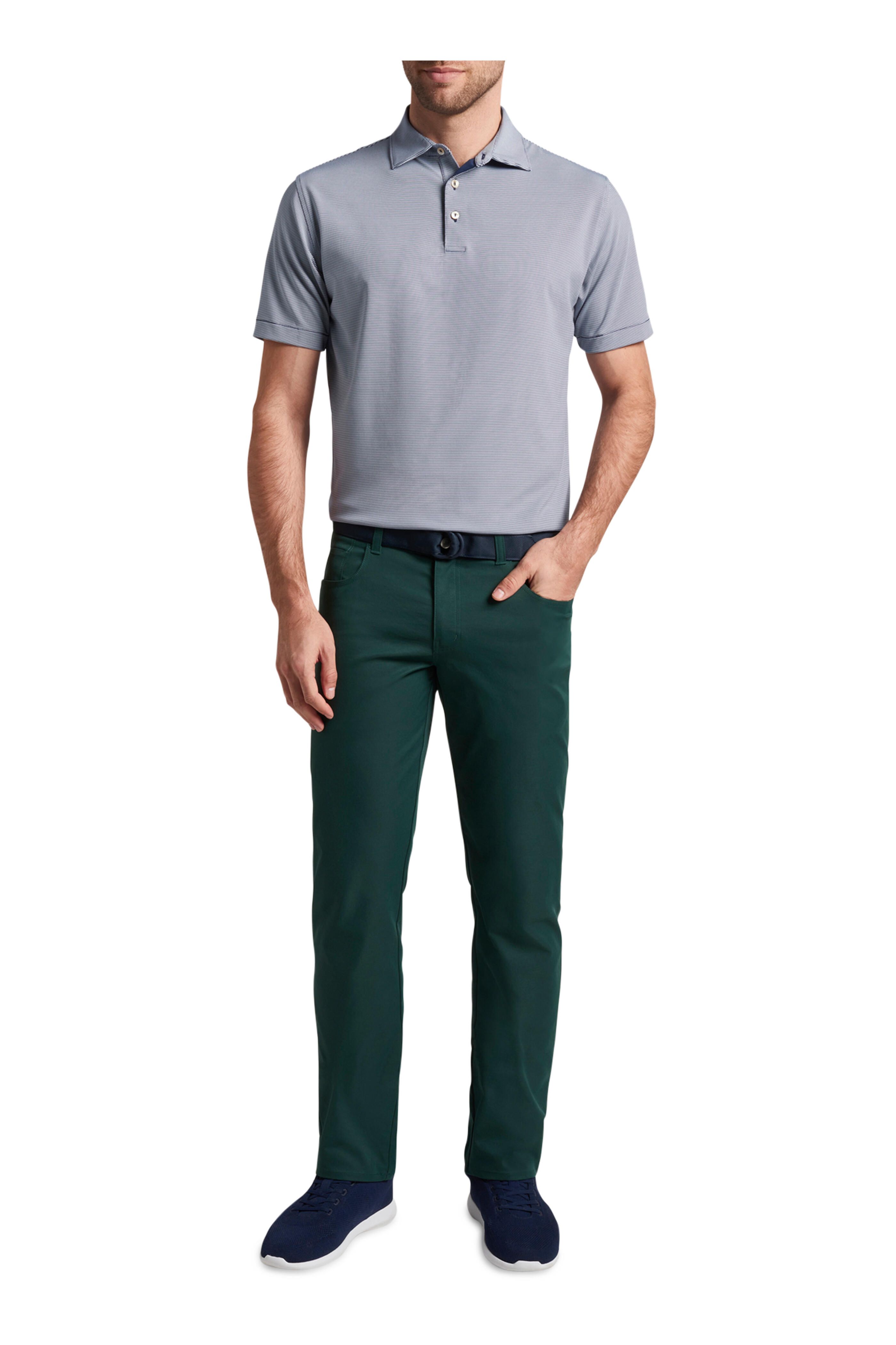 Peter Millar - Navy Jubilee Performance Jersey Polo