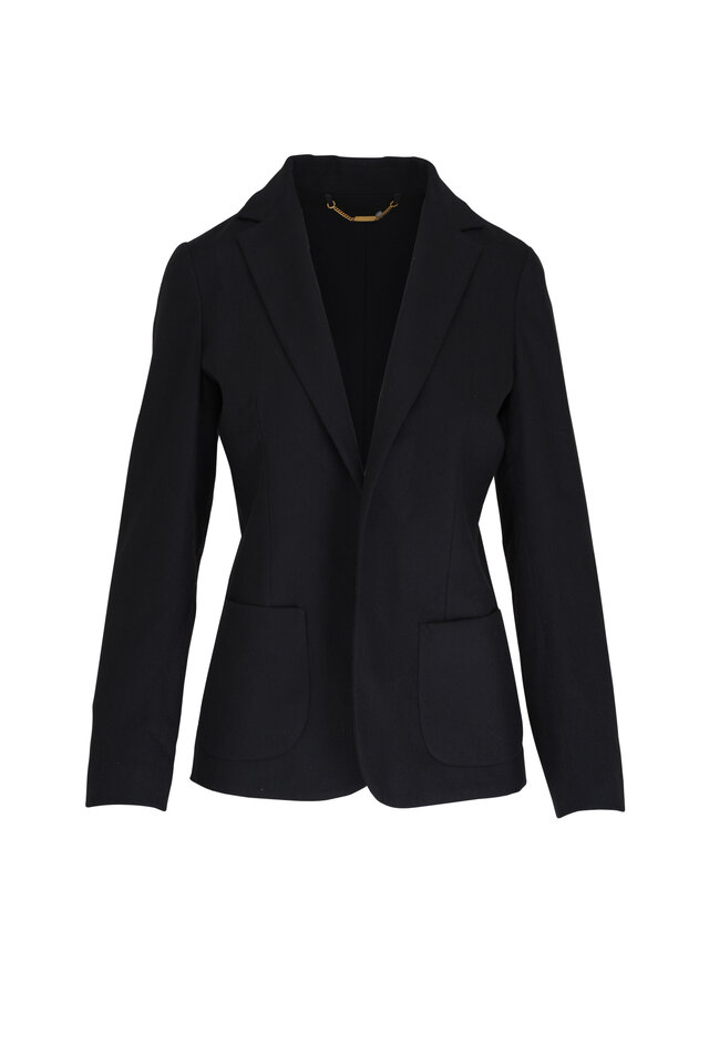 Brunello Cucinelli - Black Cashmere Flannel Double Breasted