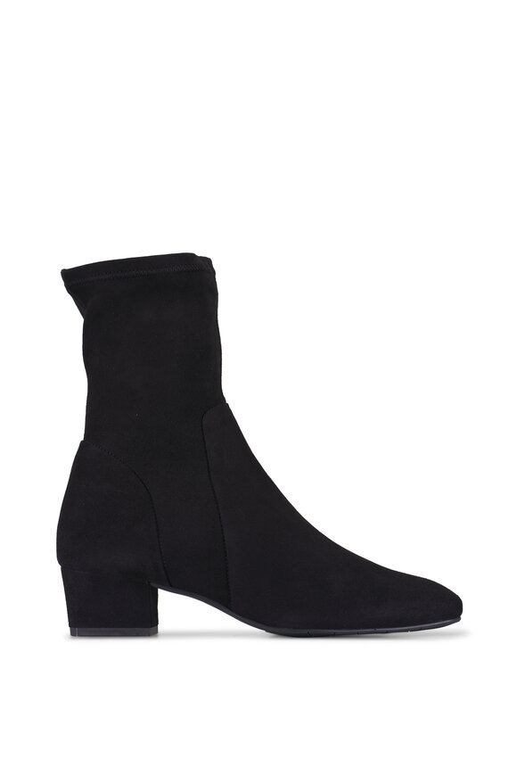 Aquatalia Stassi Black Suede Boot, 40mm - view 2