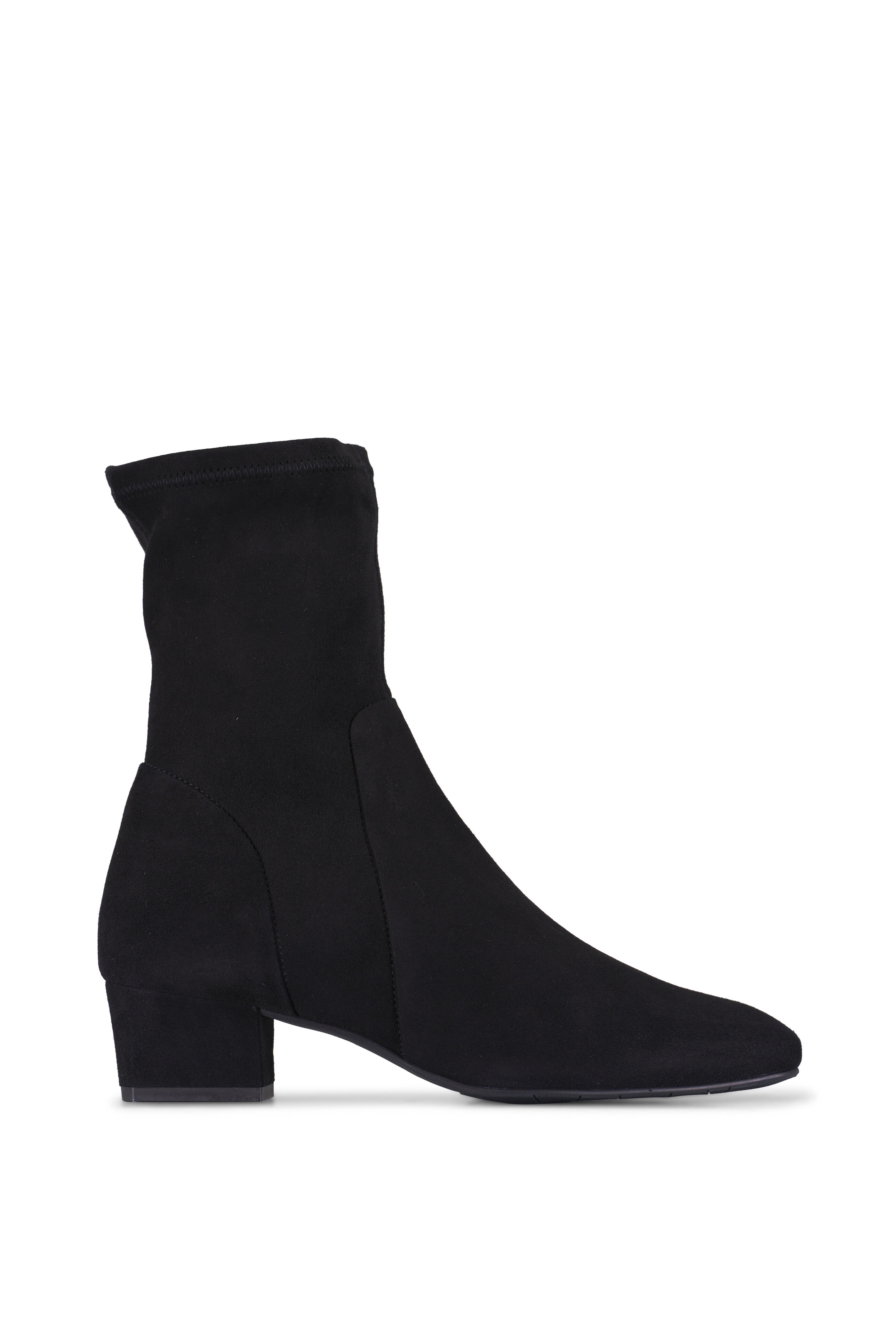 Aquatalia - Stassi Black Suede Boot, 40mm