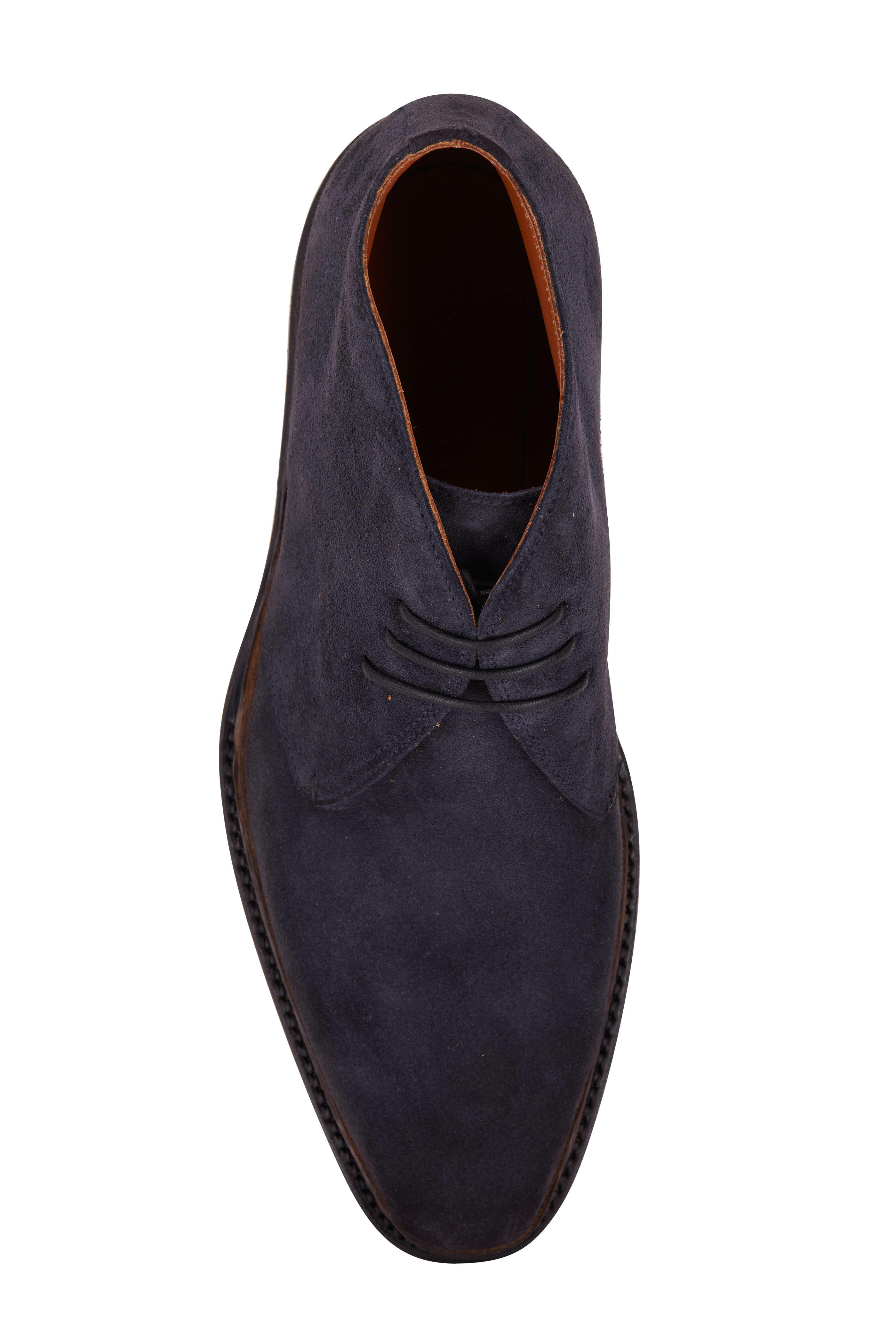 Bontoni - Desert Soft Black Suede Lug Sole Boot