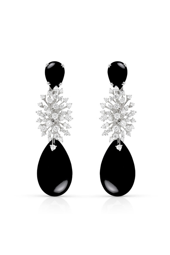 Hueb - Luminous Diamond & Quartz Earring