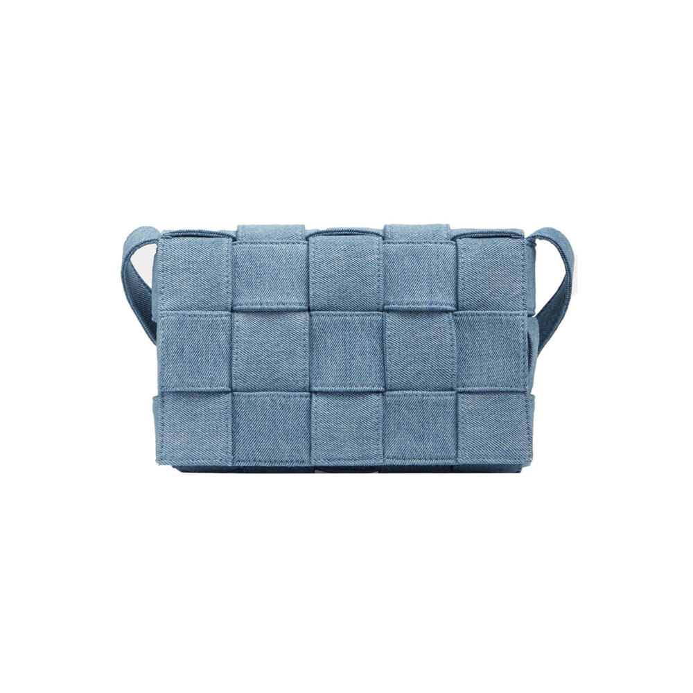 Bottega Veneta - Washed Denim Cassette Bag in Indigo