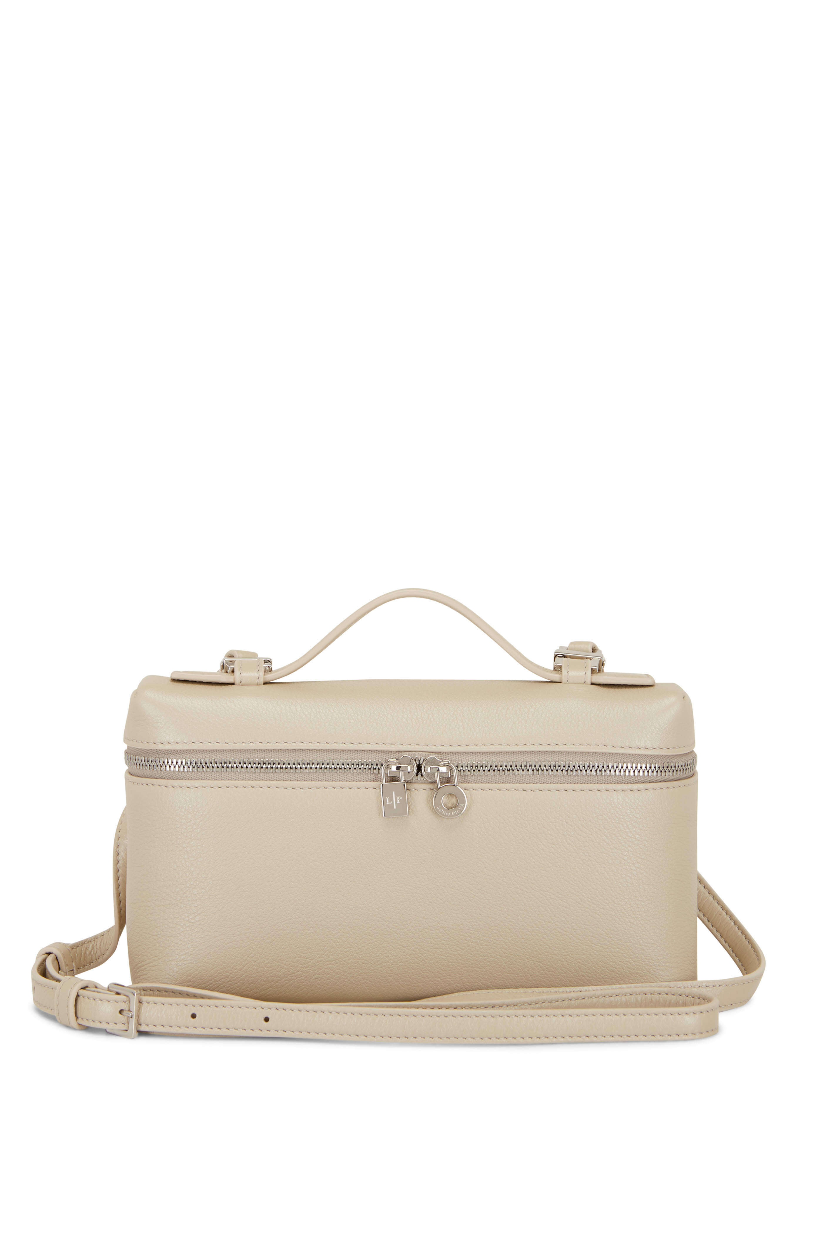 Loro Piana - L19 Pearl Powder Metallic Handbag | Mitchell Stores