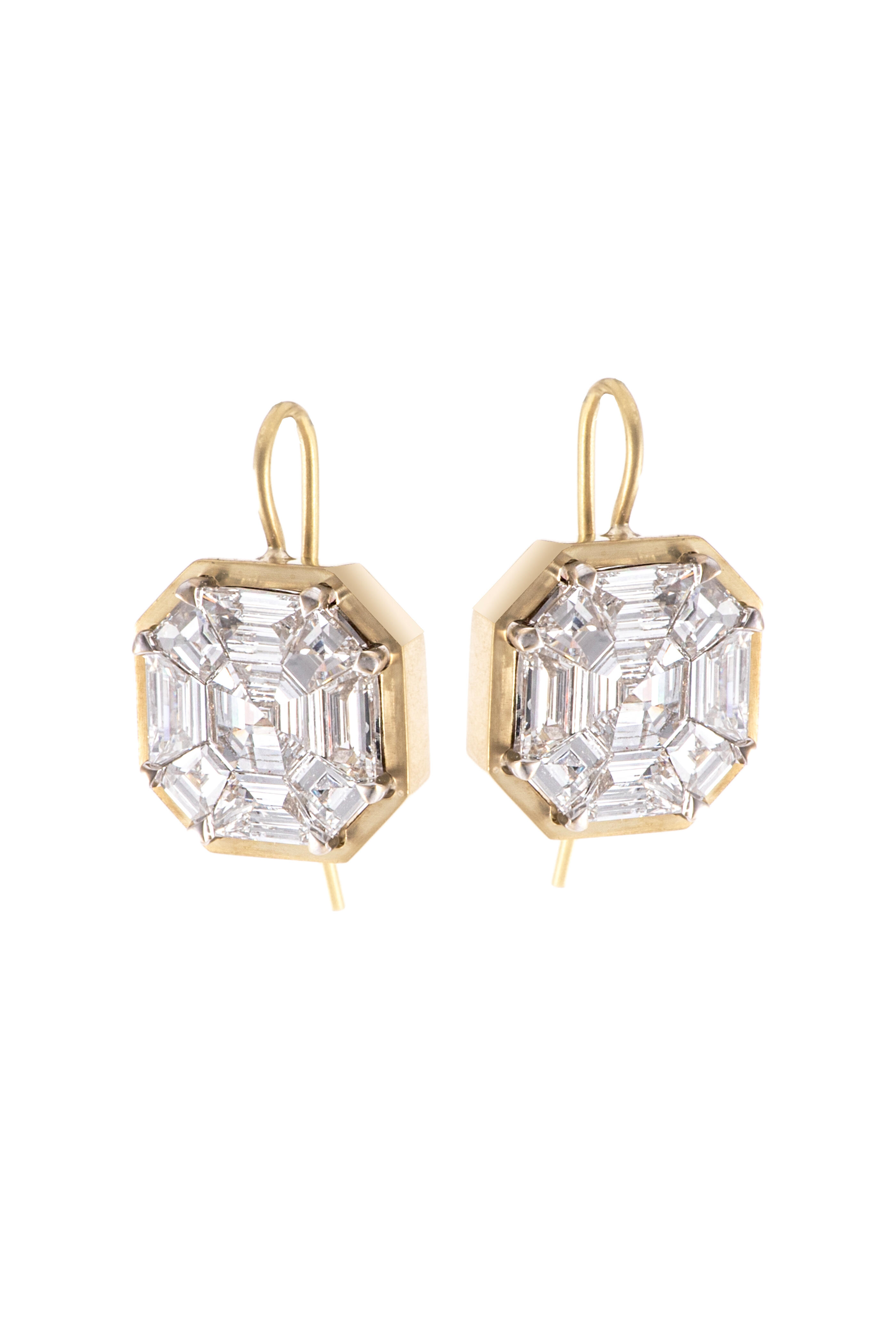 Sylva & Cie Mosaic Diamond Earrings Mitchell Stores