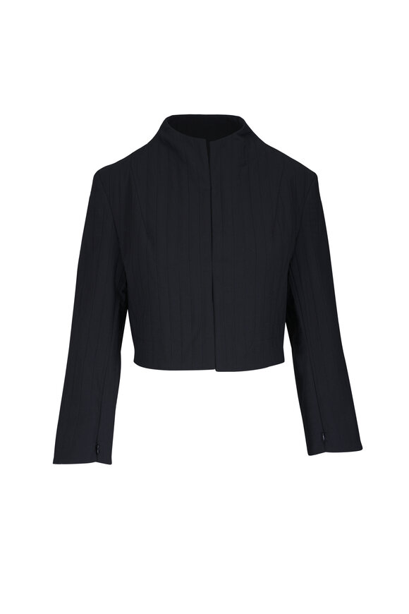 R13 - Shrunken Zip-Up Leather Jacket | Mitchell Stores
