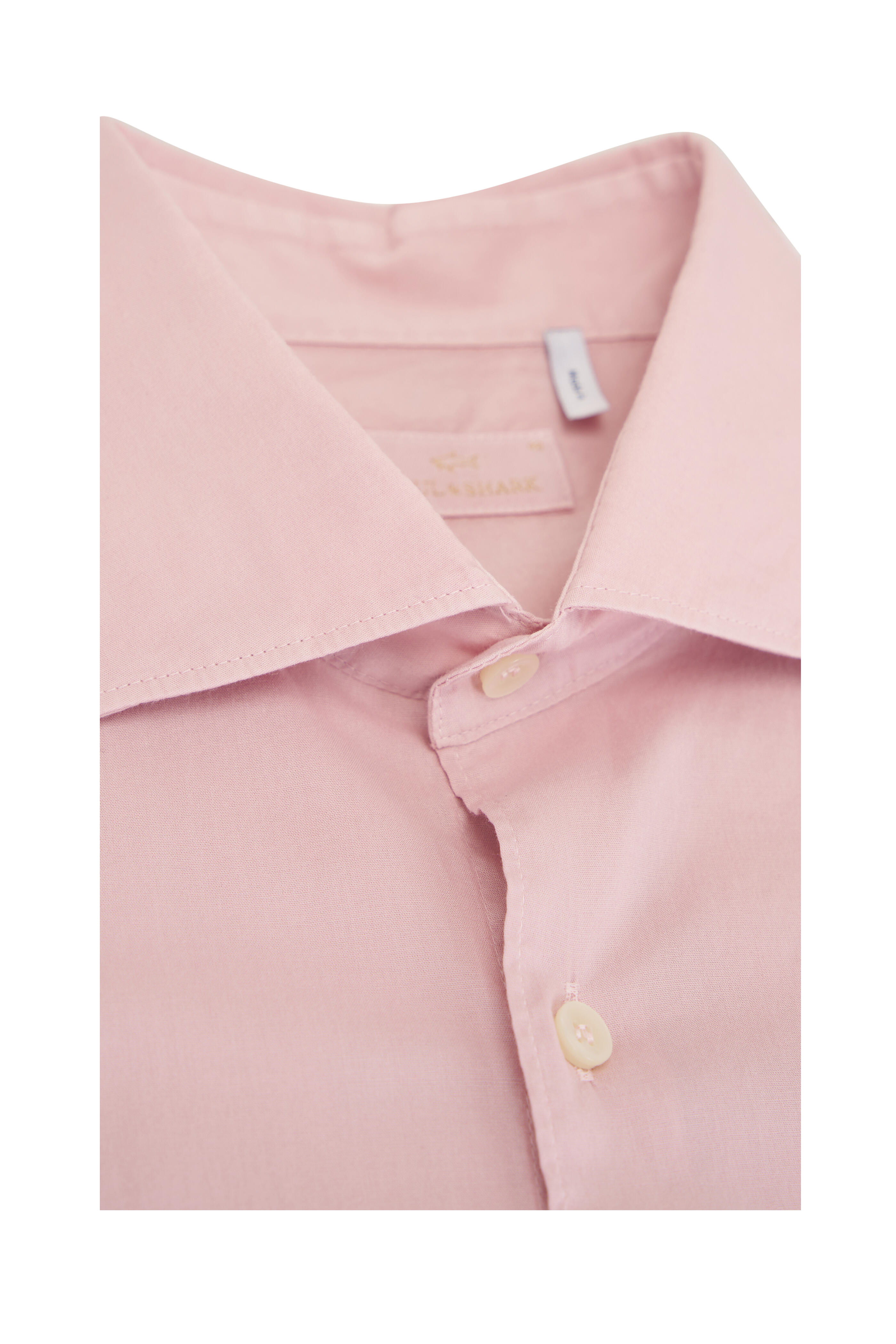 Paul & Shark - Pink Garment Dyed Cotton Voile Sport Shirt - view 2