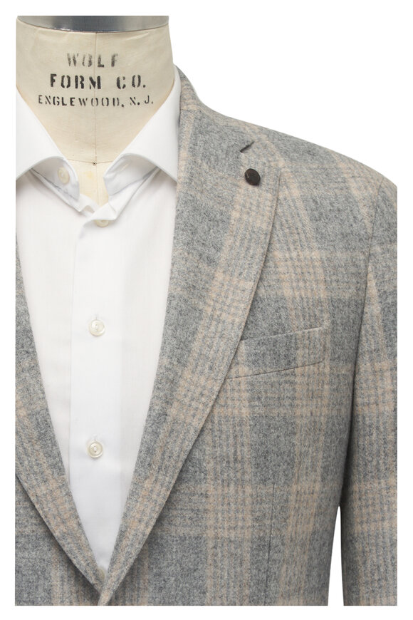 Peter Millar - Aclare Gale Gray Plaid Soft Sport Coat