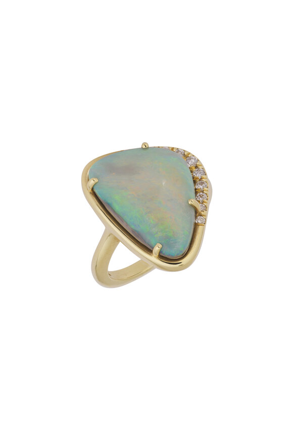 Lauren K Diamond & Opal Stella Ring - view 1