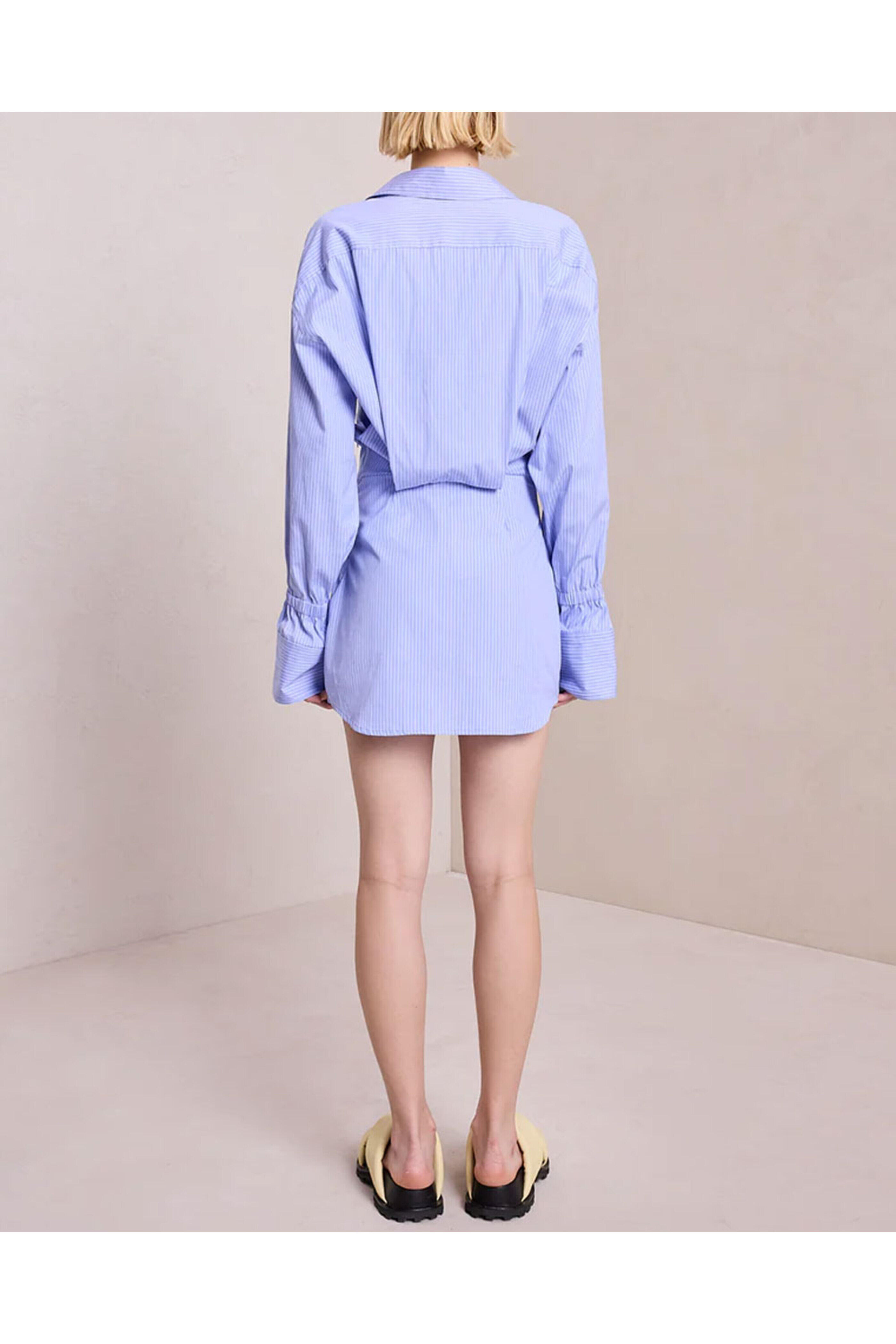 A.L.C. - Blue and White Monica Dress