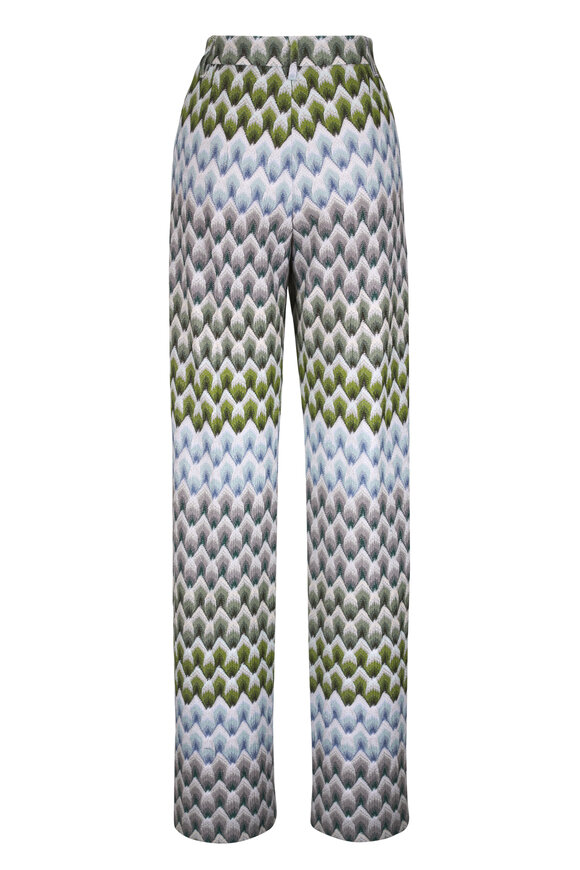 Missoni Multicolor Lamé Straight Leg Pant - view 2