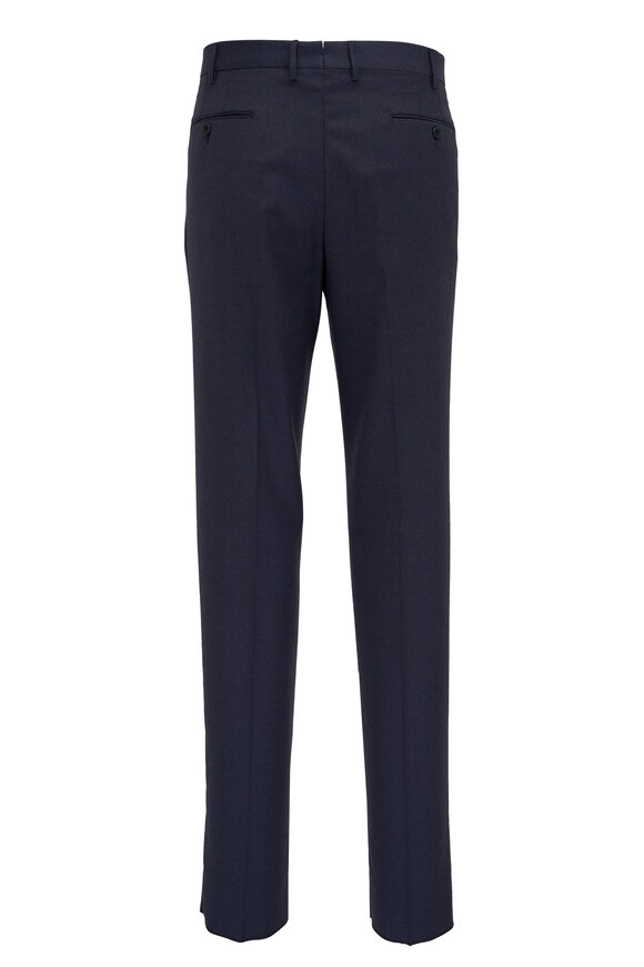 Malcom - Parma Blue Flannel Dress Pant 