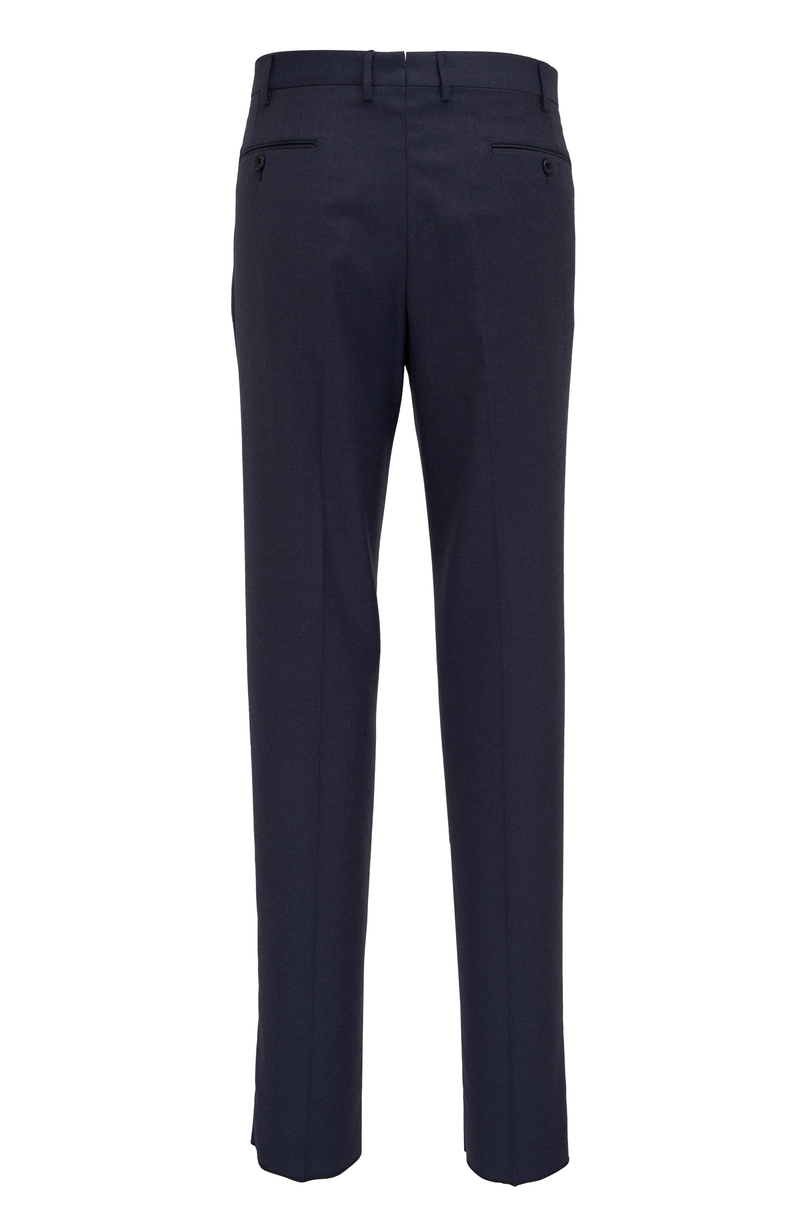 Malcom - Parma Blue Flannel Dress Pant | Mitchell Stores