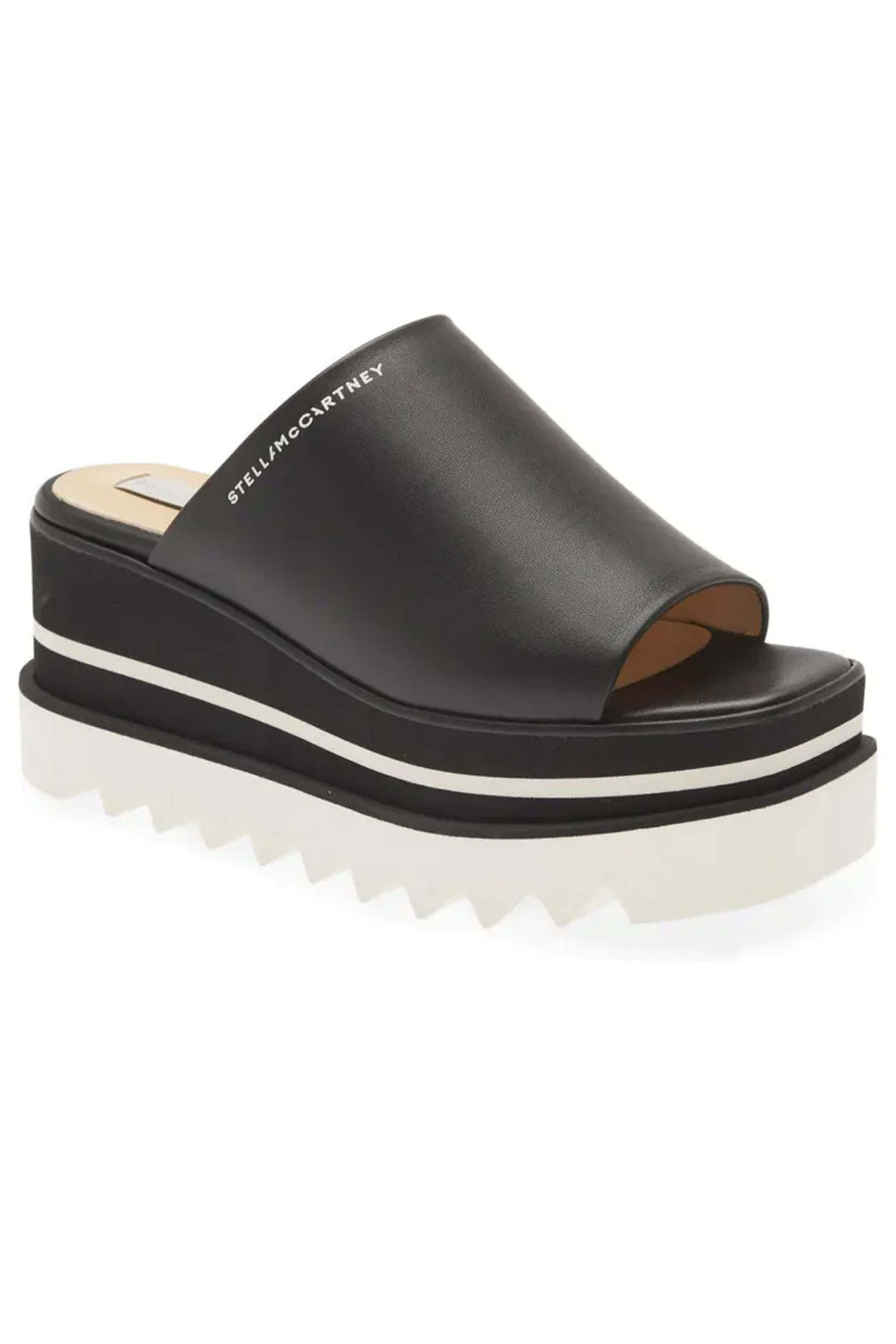 【Stella McCartney】 Sneak-Elyse platform mules Sneak-Elyse platform mules in white - Stella Mc Cartney