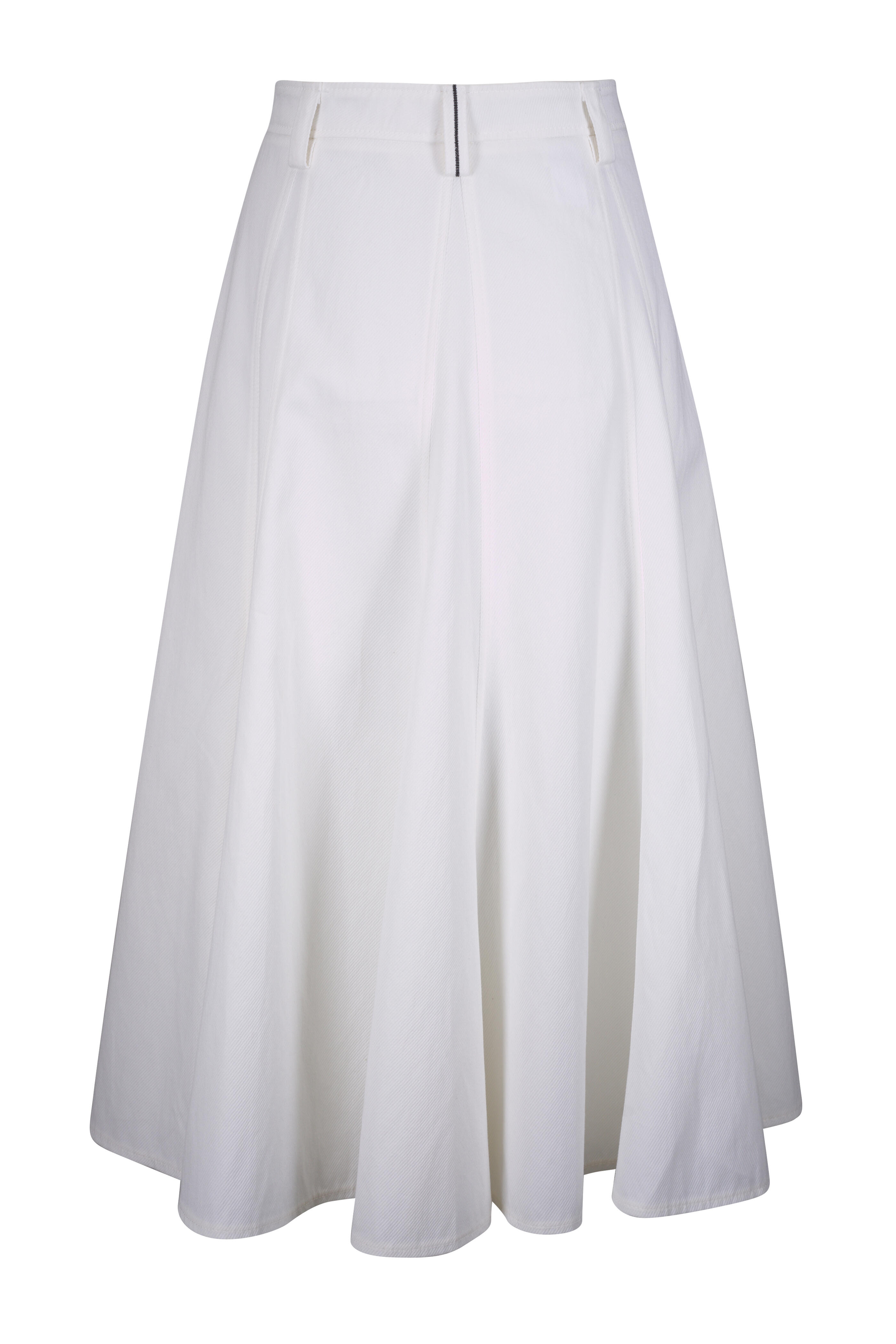 Brunello Cucinelli - Natural Paper Twill Circle Skirt